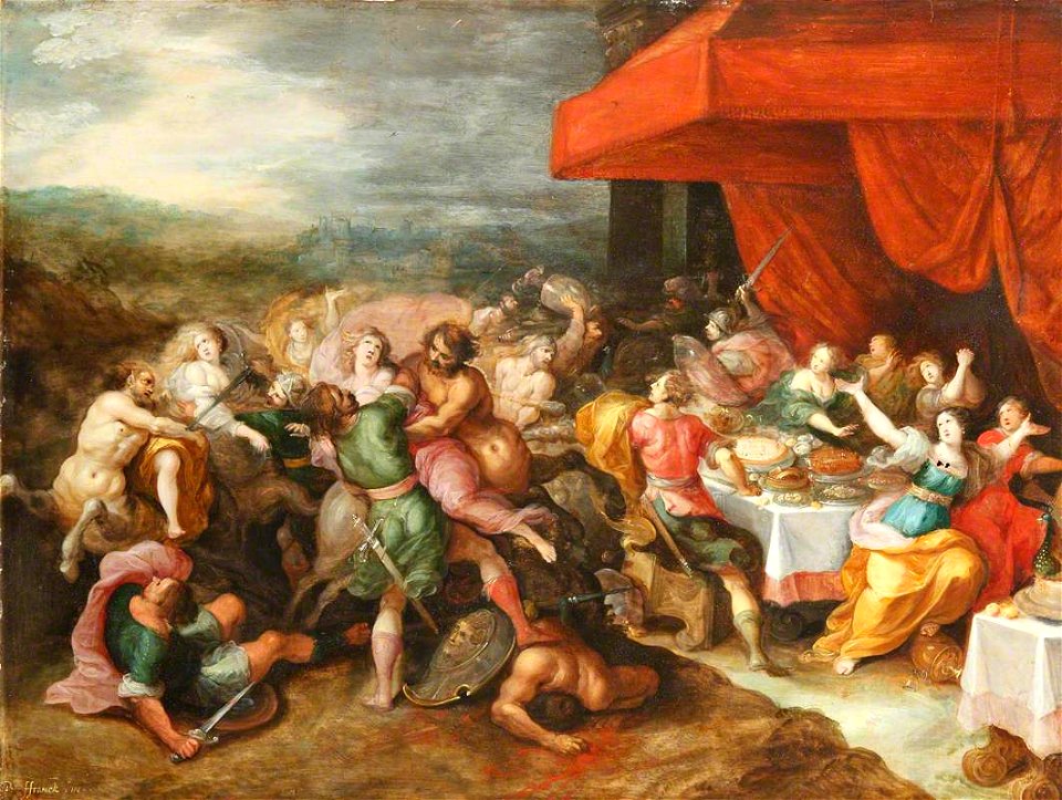 Frans Francken II (1581-1642) - The Rape of Hippodamia - 771227 - National Trust