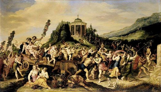 Frans Francken (II) - Triumph of Bacchus - WGA8211