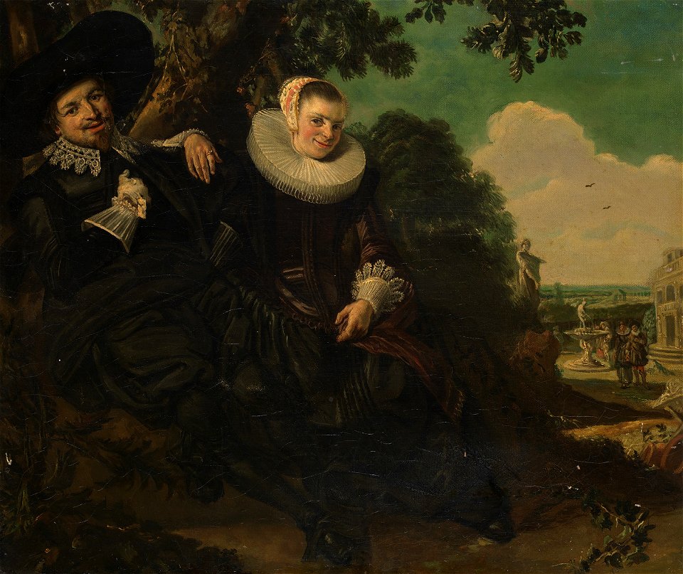 Frans (I) Hals - Huwelijksportret van Isaac Abrahamsz Massa en Beatrix van der Laen - SA 4199 - Amsterdam Museum