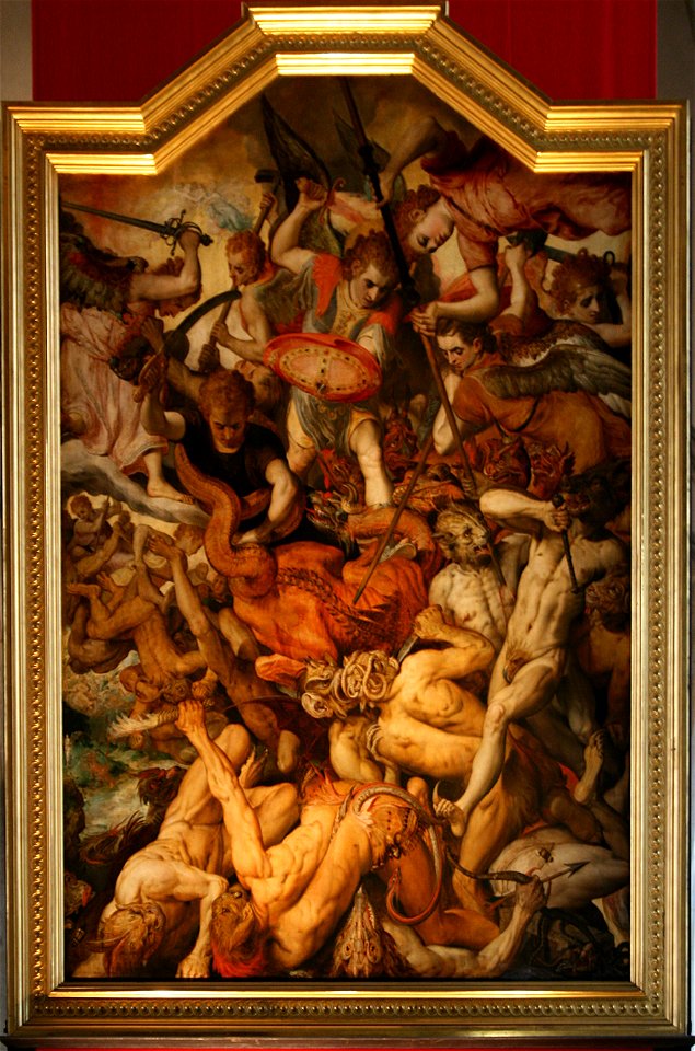Frans Floris Gevecht van de opstandige engelen