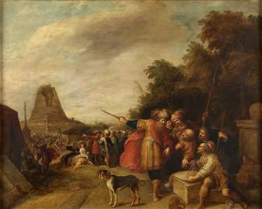 Frans Francken II - The Tower of Babel