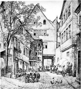 Frankfurt Am Main-Peter Becker-BAAF-011-Im gelben Hirsch auf der grossen Friedbergerstrasse-1872