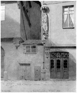 Frankfurt Am Main-Carl Theodor Reiffenstein-FFMU1850-145-Hinter dem Laemmchen