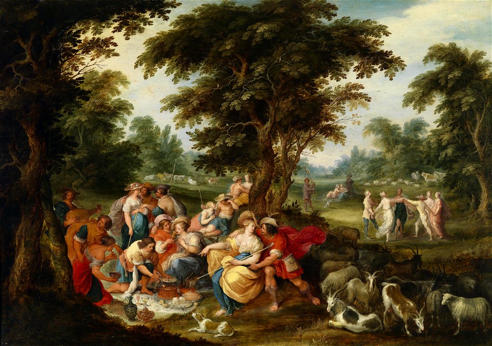 Frans Francken II etc Das Goldene Zeitalter