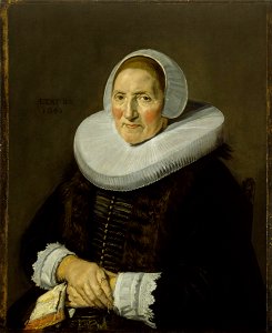 Frans Hals - Portrait of an Elderly Woman - Google Art Project. Free illustration for personal and commercial use.
