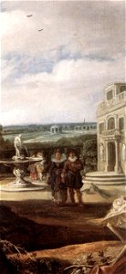 Frans Hals - Married Couple in a Garden (detail) - WGA11068