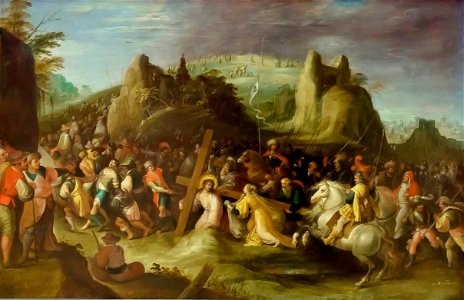 Frans Francken (II) (1581-1642) - Christus op weg naar de Kalvarieberg ontmoet Veronica (1615-1620) - Palais des Beaux Arts de Lille 25-11-2010 13-54-19