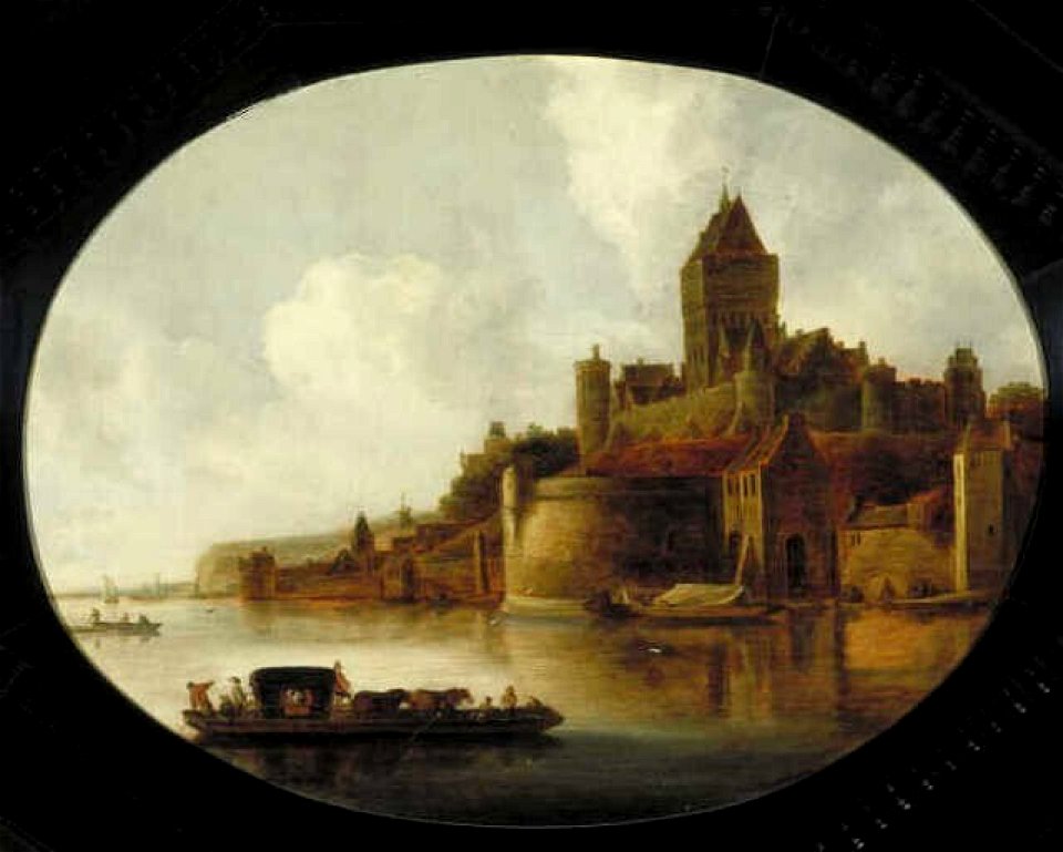Frans de Hulst - Gezicht op Nijmegen met het Valkhof - 1339 (OK) - Museum Boijmans Van Beuningen