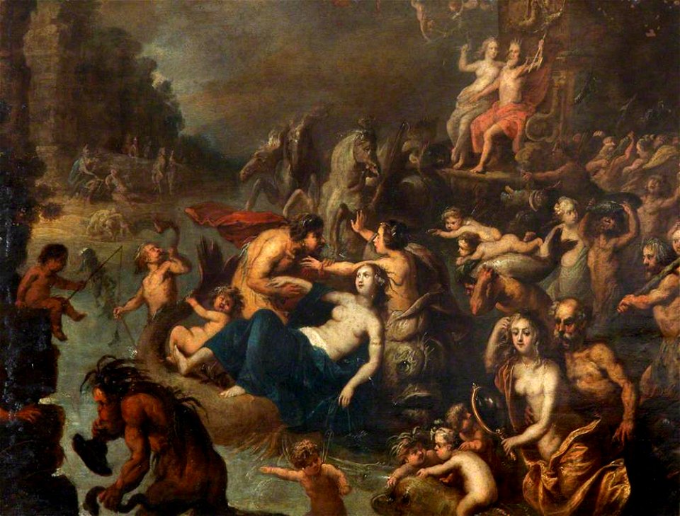 Frans Francken II (1581-1642) (style of) - The Triumph of Neptune and Amphitrite, with Scenes of Ravishment - 988009 - National Trust