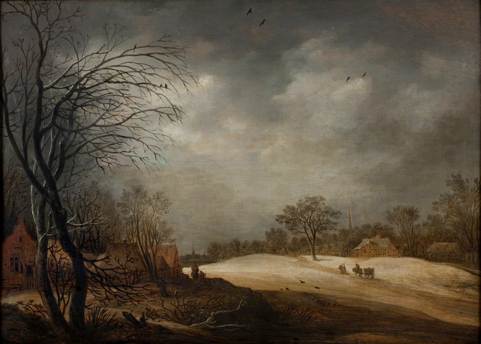 Frans de Momper - Winter Landscape - KMS699 - Statens Museum for Kunst