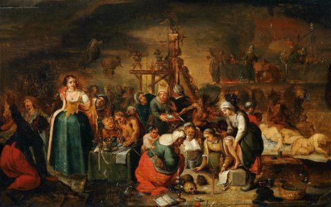 Frans Francken dJ (Werkstattkopie) Hexenküche