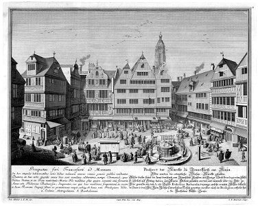 Frankfurt Am Main-Salomon Kleiner-DFFFM-008-Prospect des Marckts zu Franckfurth am Mayn
