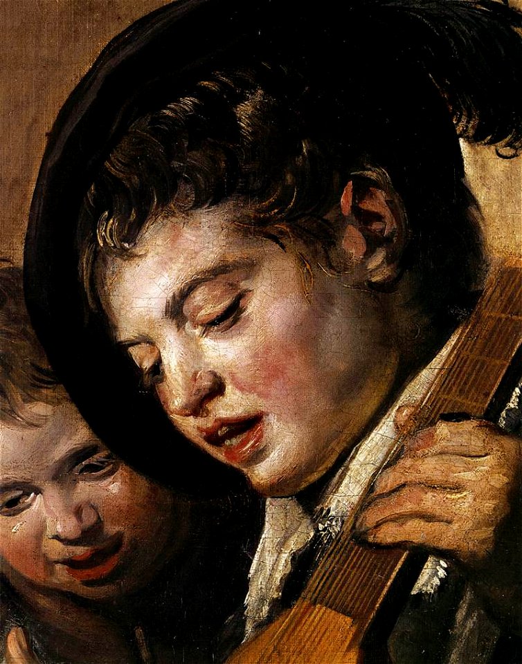 Frans Hals - Two Boys Singing (detail) - WGA11078