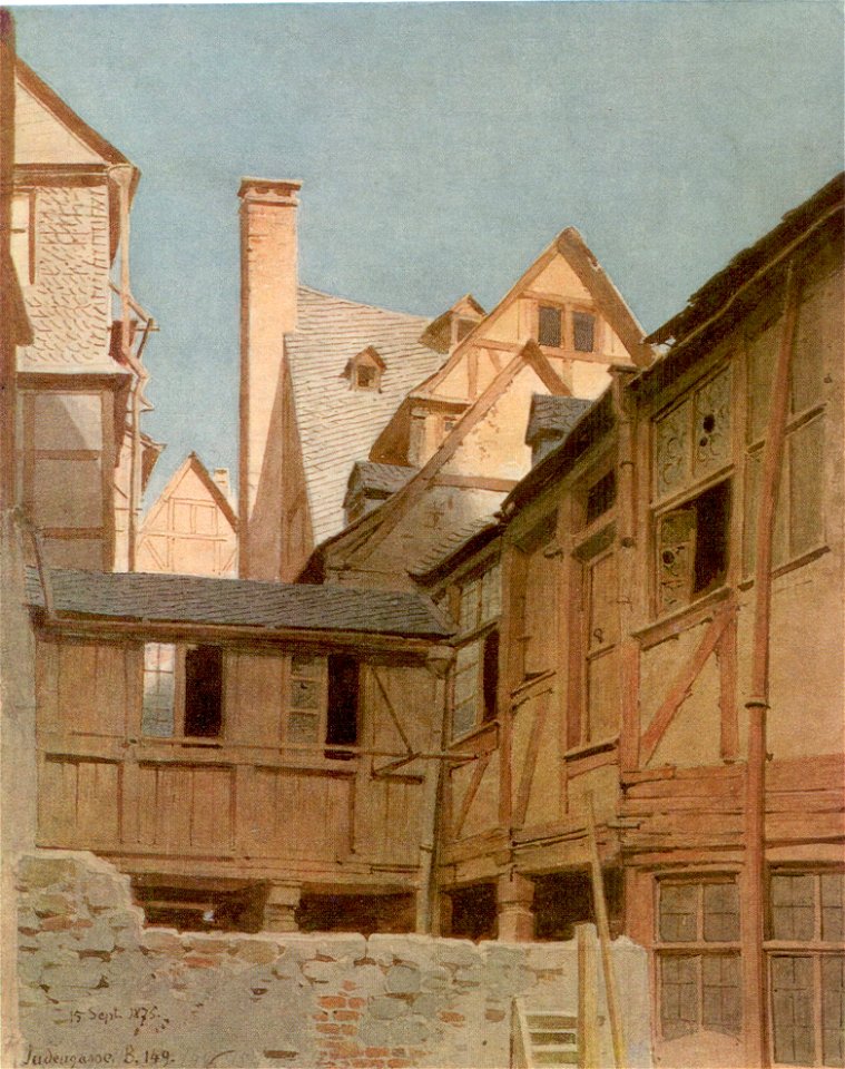 Frankfurt Judengasse 1875
