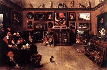 Frans Francken (II) - An Antique Dealer's Gallery - WGA08200