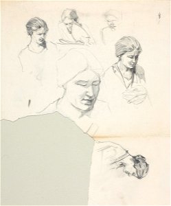 Franklin Carmichael - Studies of Ada Carmichael