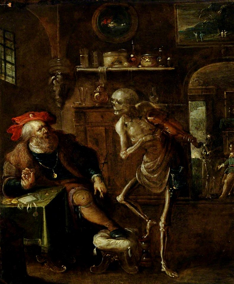 Frans Francken II (1581-1642) - An Allegory of Death and the Rich Man - 959419 - National Trust