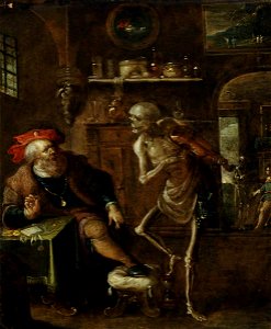 Frans Francken II (1581-1642) - An Allegory of Death and the Rich Man - 959419 - National Trust