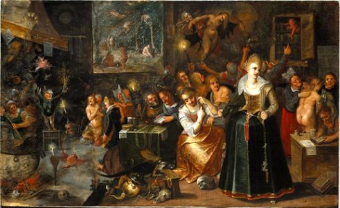 Frans Francken (II) - Allegorical Painting. Free illustration for personal and commercial use.