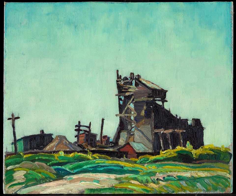 Franklin Carmichael - Untitled (Industrial Building)