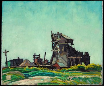 Franklin Carmichael - Untitled (Industrial Building)