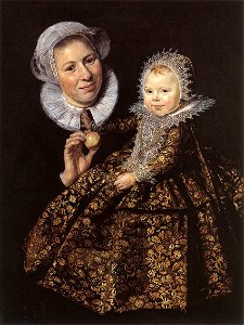 Frans Hals - Catharina Hooft with her Nurse - WGA11059
