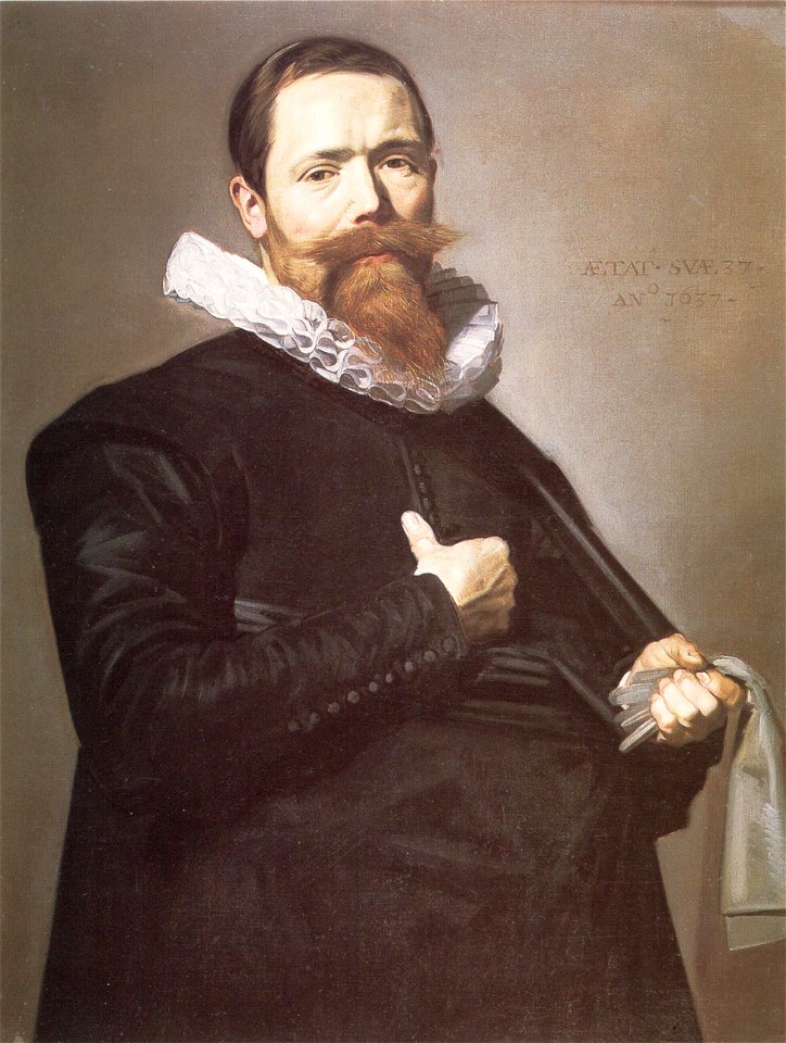 Frans Hals - Portrait of a man with glove in left hand