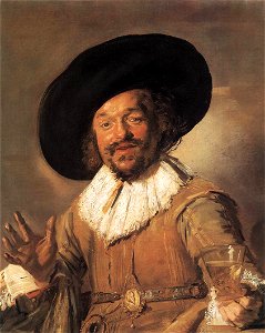 Frans Hals - The Merry Drinker - WGA11095. Free illustration for personal and commercial use.