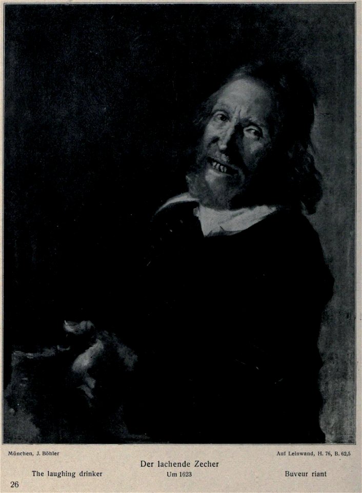 Frans Hals - laughing drinker - KdK26