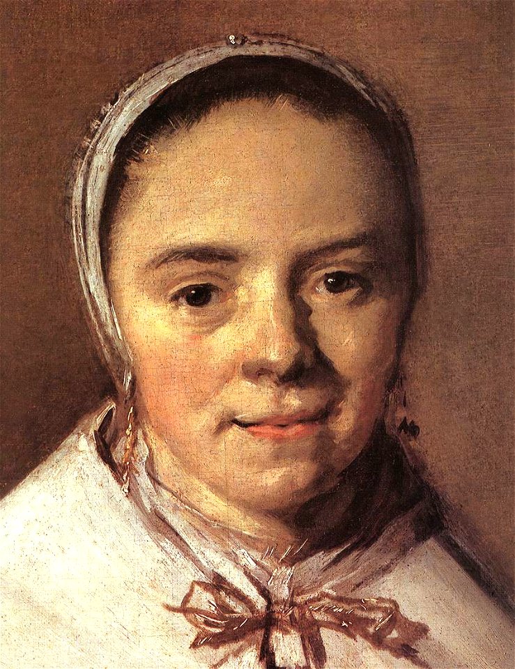 Frans Hals - Portrait of a Woman (detail) - WGA11167