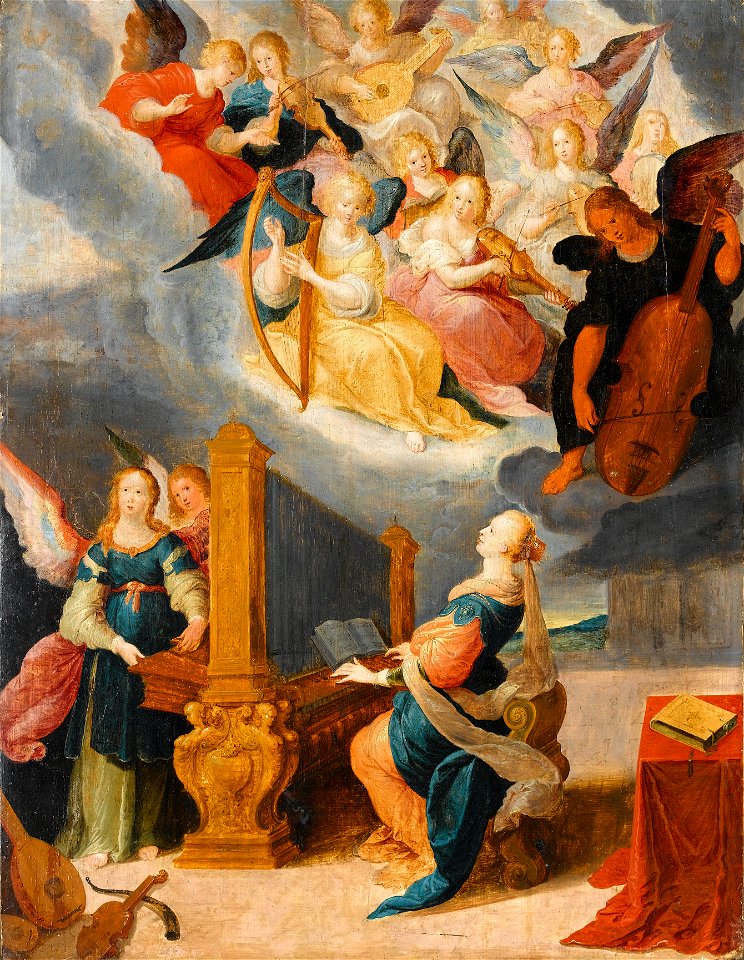 Frans Francken II (workshop) Saint Cecilia