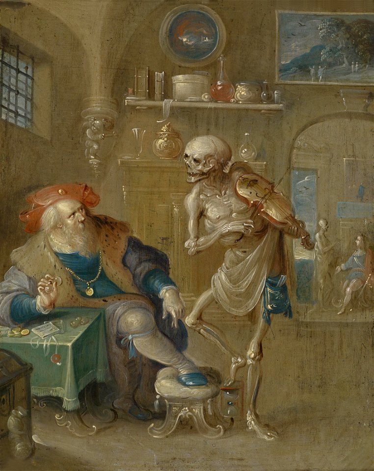 Frans Francken II - Der geigende Tod