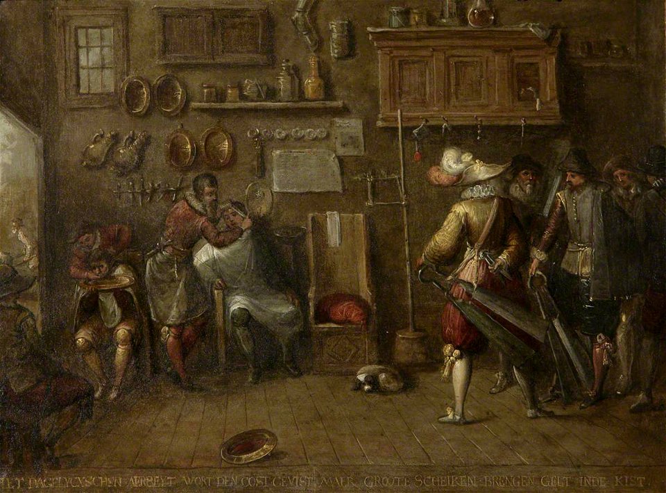 Frans Francken III (1607-1667) (after) - At the Barber's - 509830 - National Trust