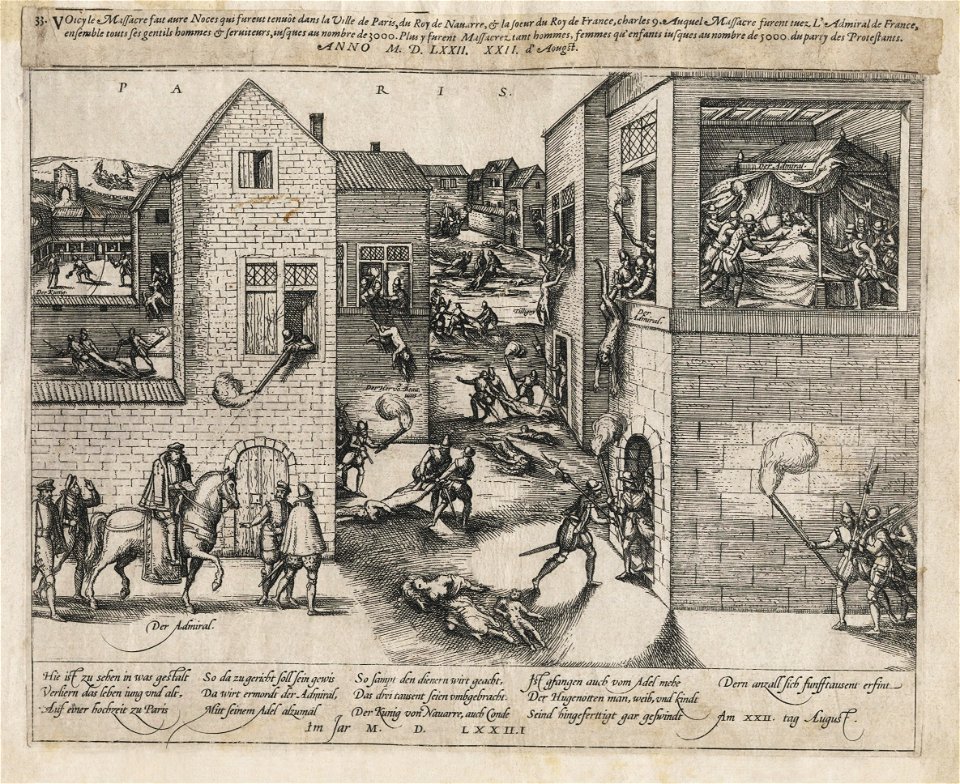 Frans Hogenberg, The St. Bartholomew's Day massacre, circa 1572 n2
