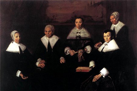Frans Hals - Regentesses of the Old Men's Almshouse - WGA11184