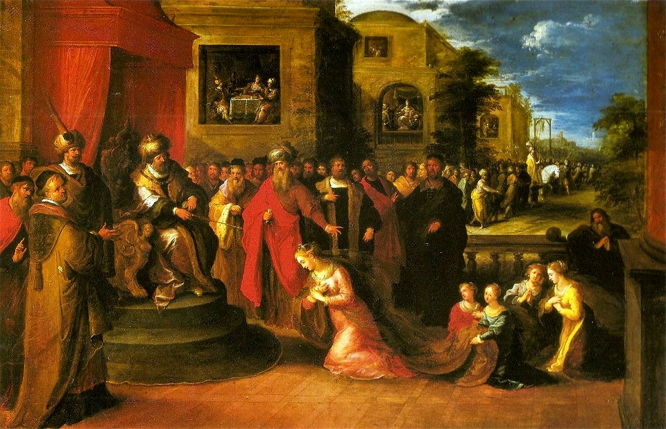 Frans Francken - Ester perante Assuero