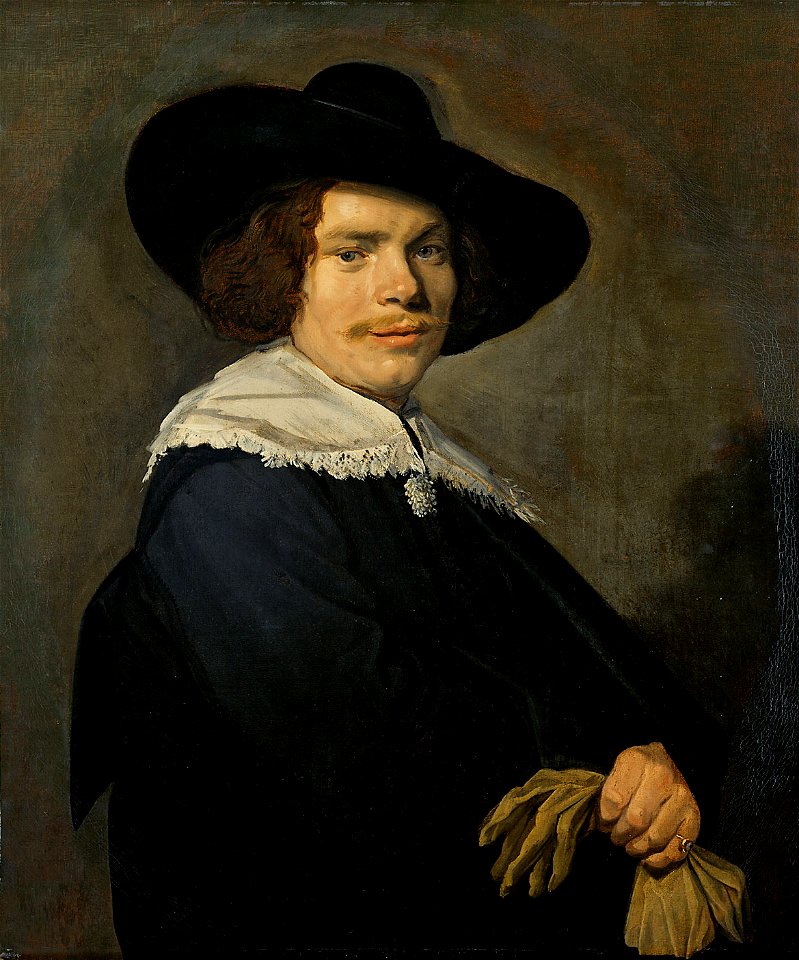Frans Hals, , Kunsthistorisches Museum Wien, Gemäldegalerie - Bildnis eines jungen Mannes - GG 709 - Kunsthistorisches Museum