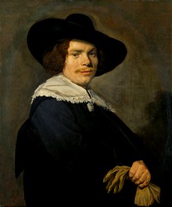 Frans Hals, , Kunsthistorisches Museum Wien, Gemäldegalerie - Bildnis eines jungen Mannes - GG 709 - Kunsthistorisches Museum