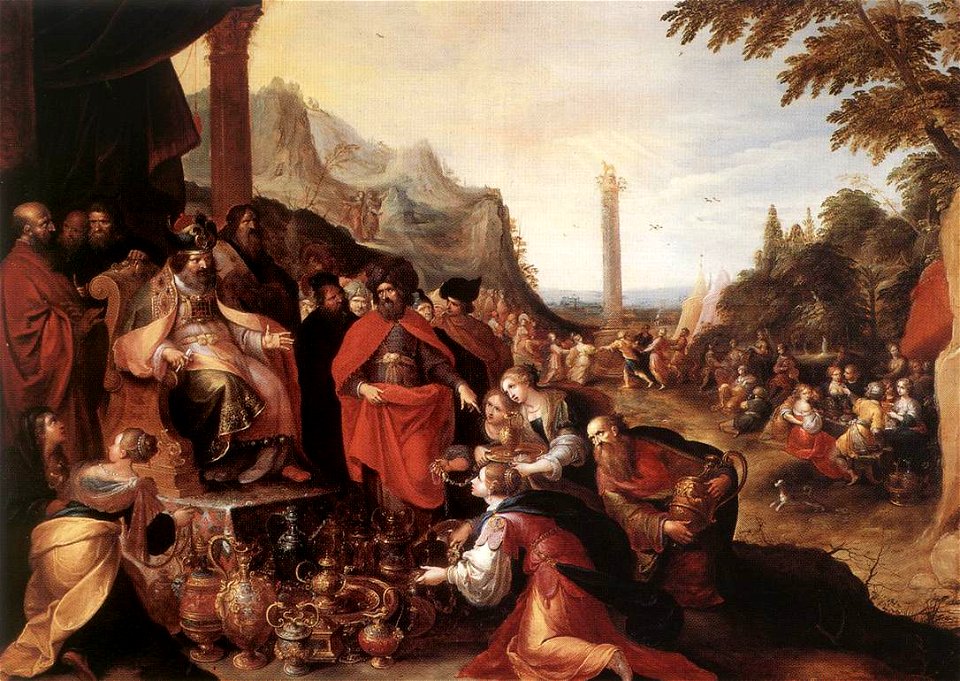 Frans II Francken Worship of the Golden Calf