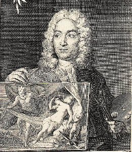 Frans van Stampart and Anton Joseph von Prenner - Portrait of Anton Joseph von Prenner