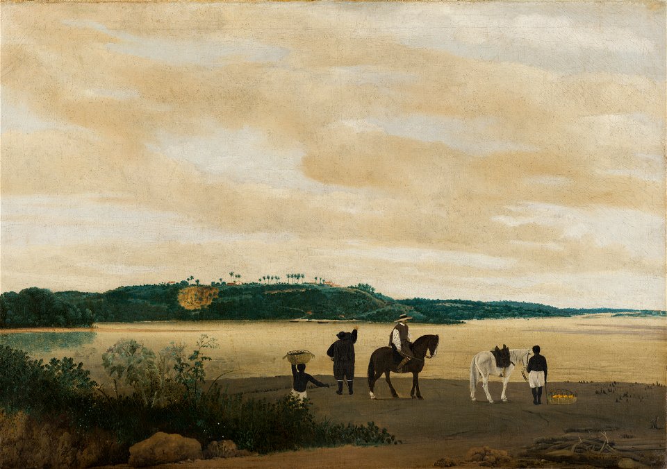 Frans Post - View of Itamaracá Island in Brazil - 915 - Rijksmuseum