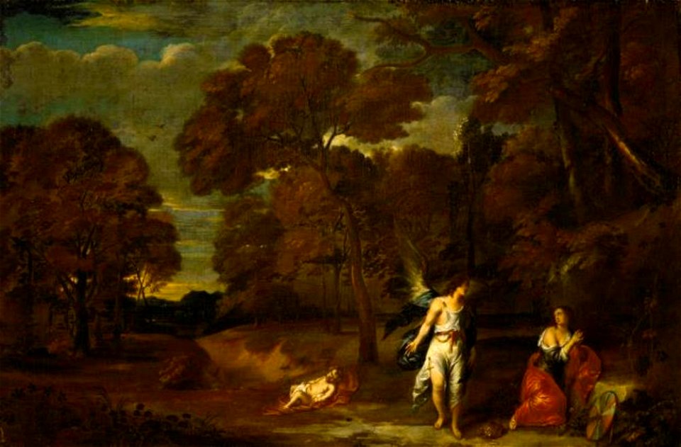 Frans Wouters - Landschap met Hagar en de engel - GG 441 - Kunsthistorisches Museum