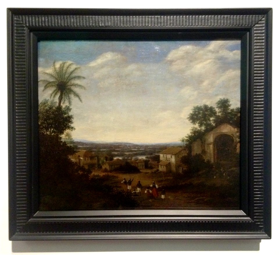 Frans Post - Village with church in ruins - Ashmolean LI2413-1