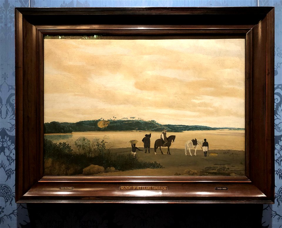 Frans Post - View of Itamaracá Island in Brazil - 915 - Rijksmuseum - Framed (Q17276192)