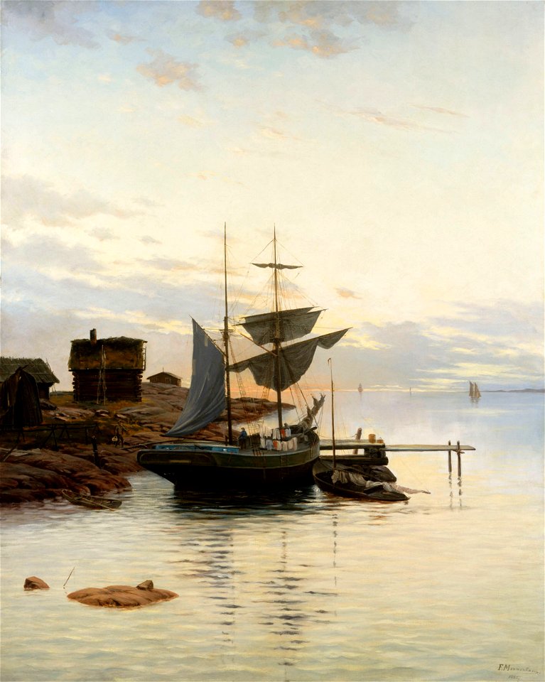 Frans Maexmontan - Marine Landscape, Motif from Hirvisalo - A I 240 - Finnish National Gallery