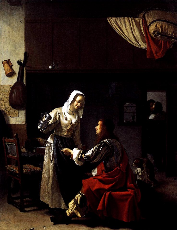 Frans van Mieris (I) - Brothel Scene - WGA15625