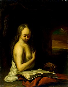 Frans van Mieris (I) - Maria Magdalena. Free illustration for personal and commercial use.