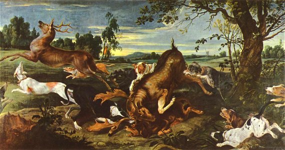Frans Snyders - Deer hunt