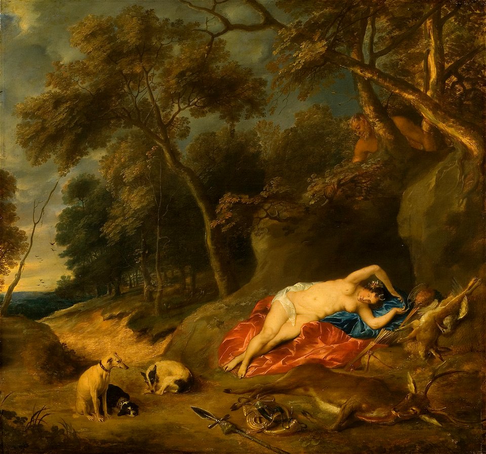 Frans Wouters - Landscape with Diana Resting