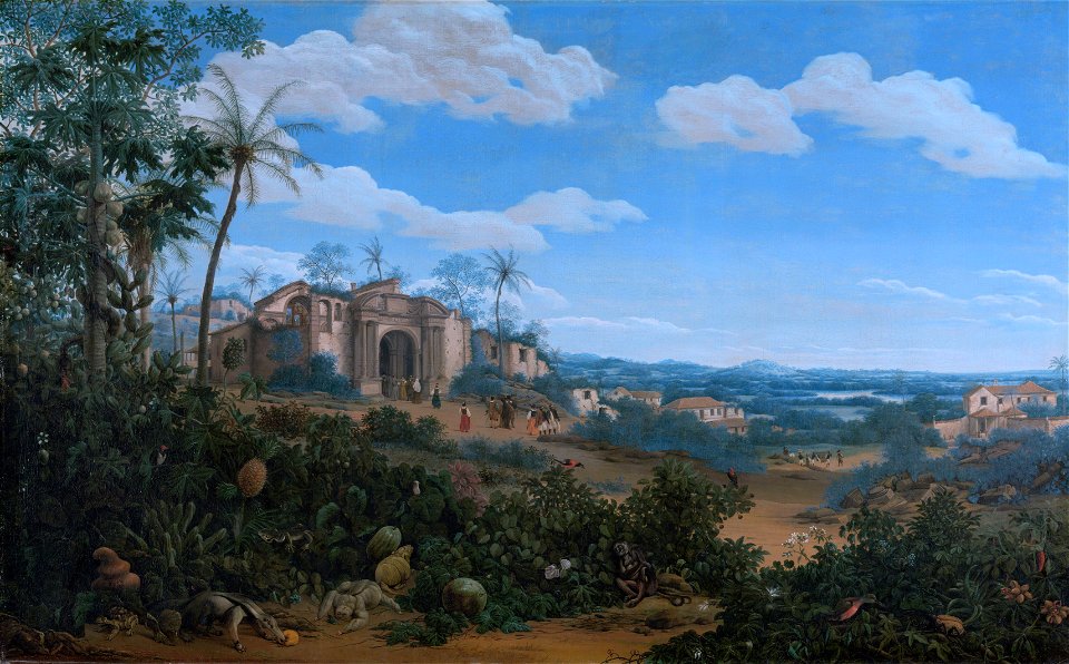 Frans Post - Gezicht op Olinda, Brazilië